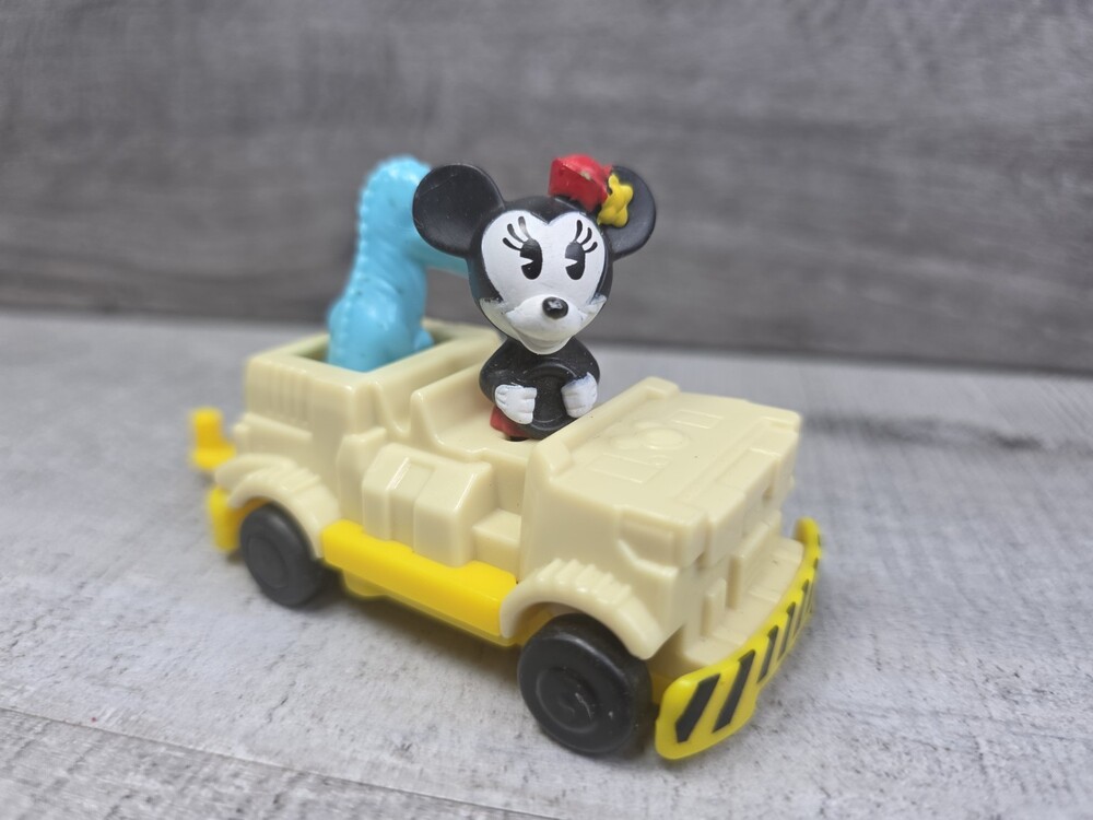 Minnie Mouse Animal Kingdom Dinosaur Ride McDonalds Happy Meal Toy Disney b268